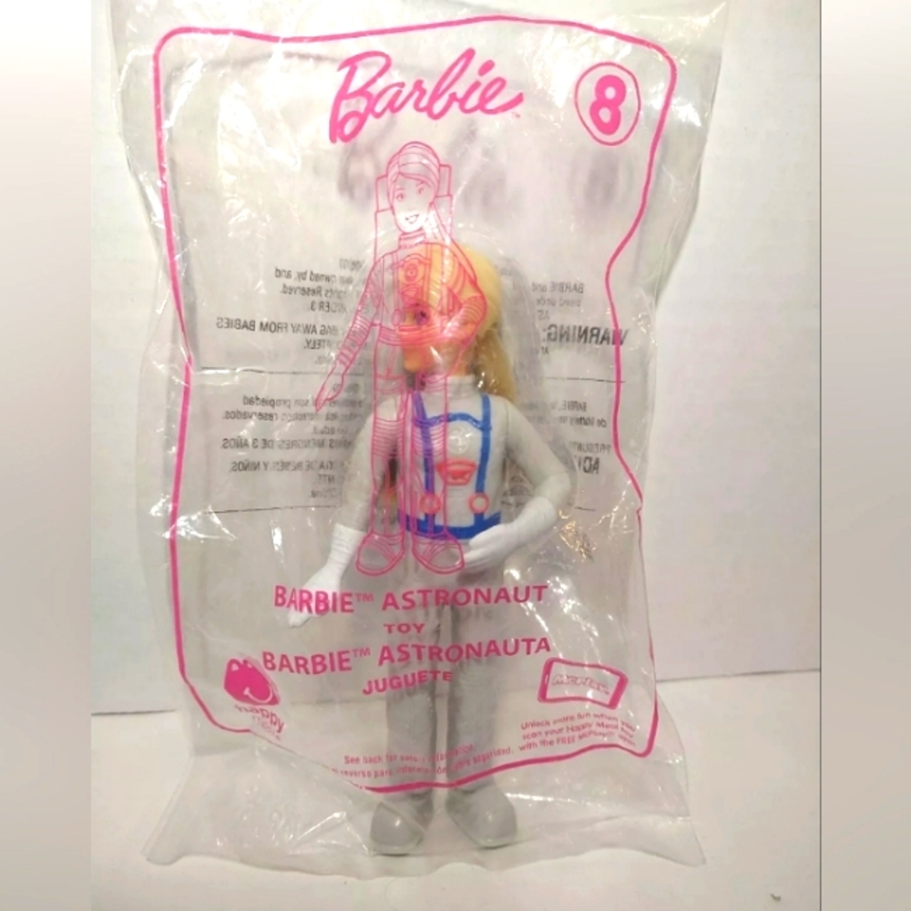 2019 Mattel Barbie Astronaut Happy Meal Toy